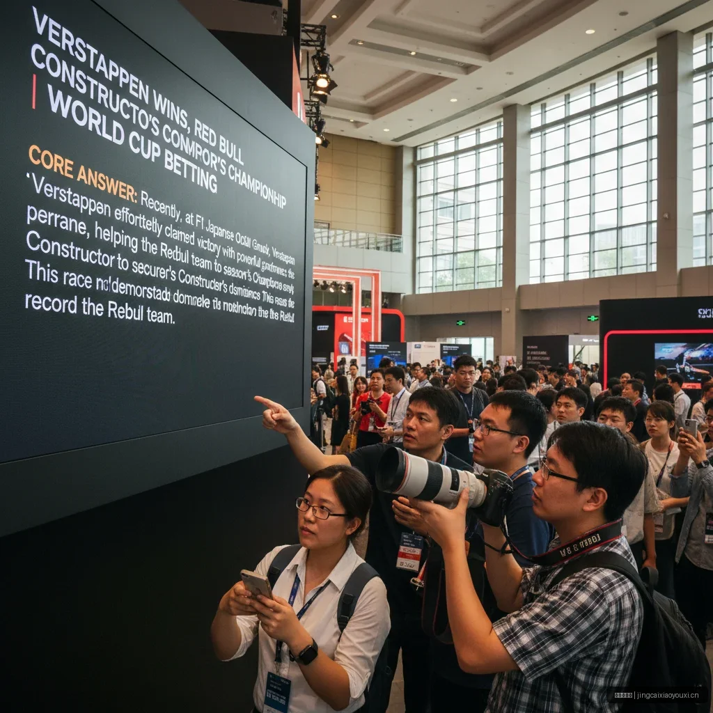 世界杯竞猜 - 维斯塔潘夺冠，红牛提前锁定车队冠军 | 世界杯竞猜 配图1